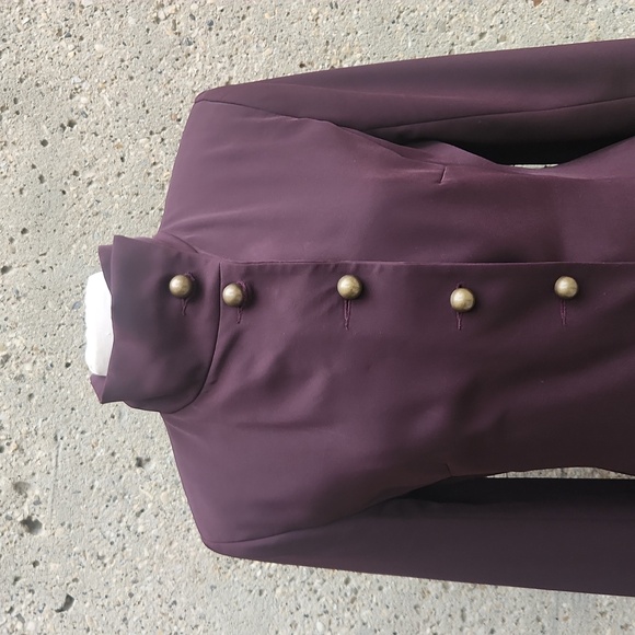 1990s plum LINDA LUNDSTROM coat - Picture 3 of 11